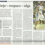 Nadzieje - rozpacz - ulga